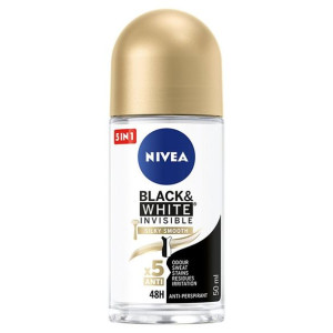 Nivea Invisible Black&White Silky Smooth 50ml  antyperspirant w kulce 48H