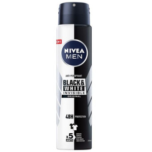 Nivea Men Black&White Invisible Original 250ml antyperspirant spray