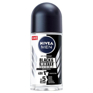 Nivea Men Invisible Black&White Orginal 50ml antyperspirant w kulce 48H