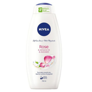 Nivea Rose & Almond Oil Care Shower 750ml pielęgnujący żel pod prysznic