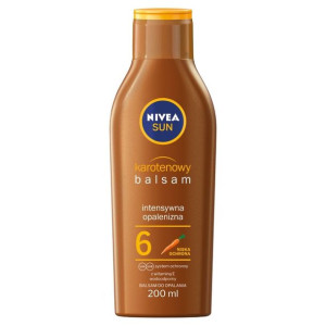 Nivea Sun 200ml karotenowy balsam do opalania SPF6