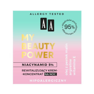Aa My Beauty Power Niacynamid 5% 50ml rewitalizujący krem-koncentrat na noc