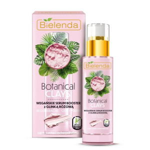 Botanical Clays wegańskie serum booster z glinką różową 30ml