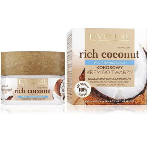 Eveline Rich Coconut 50ml multi-nawilżający kokosowy krem do twarzy