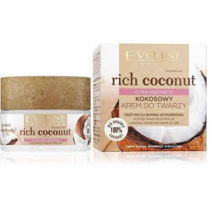 Eveline Rich Coconut 50ml ultra-odżywczy kokosowy krem do twarzy