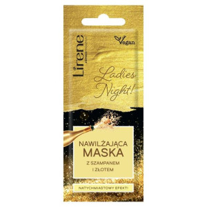 Lirene Ladies Night  Szampan & Zloto 7ml nawilżająca maska do twarzy