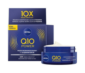 Nivea Q10 Power  50ml przeciwzmarszczkowy nawilżający krem na noc
