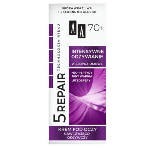 Aa Technology Age 5Repair 70+ 15ml krem nawilżająco-odżywczy pod oczy