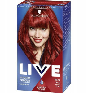 Schwarzkopf Live Intense Colour  Real Red 035 - farba do włosów
