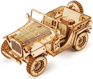 Puzzle 3d drewniane JEEP