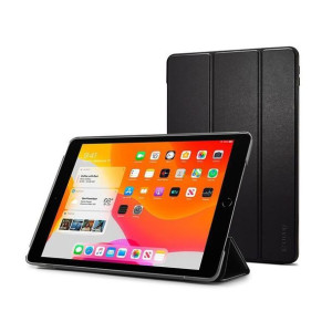Crong Litefolio Case - Etui iPad 10.2" (2021-2019) (czarny/przezroczysty)