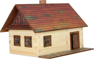 Puzzle 3d drewniane Domek