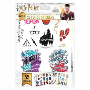Harry Potter Naklejki Na Laptopa Tablet 55szt Ofic