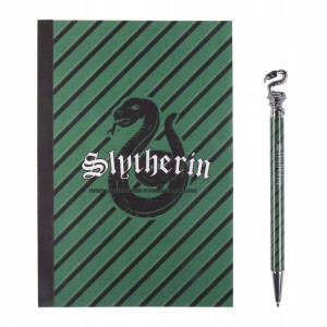 Notes + Długopis Harry Potter Slytherin