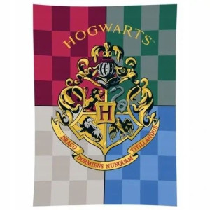 Koc Polarowy Harry Potter Hogwarts 100x140cm