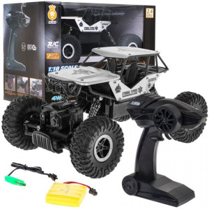 Crawler R/C MONSTER 1:18 Srebrny