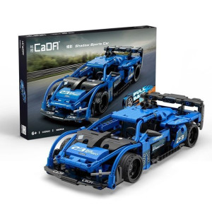 Klocki techniczne CaDA 380 el. Auto sportowe Shadow z napędem Pull-back