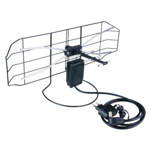 Antena pokojowa naziemna wzmacniacz 22dB DVB-T2 4k