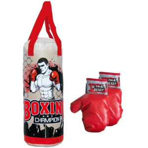 Zestaw bokserski junior worek  50 x18 cm  i rękawice
