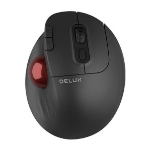 Bezprzewodowa Mysz Pionowa Delux Mt1 Db Bt+2.4g (czarna)