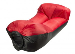 Lazy BAG SOFA łóżko dmuchane leżak 3 gen czerwona 200x70