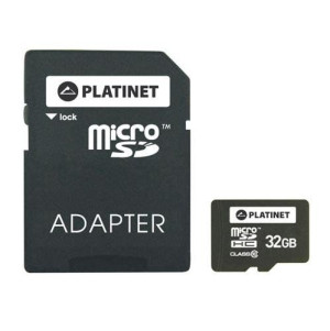 Karta Pamięci Platinet Microsdhc 32gb Cl10 + Adapter 44002
