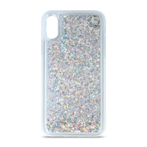 Etui Liquid Sparkle Samsung Galaxy A50 Srebrne