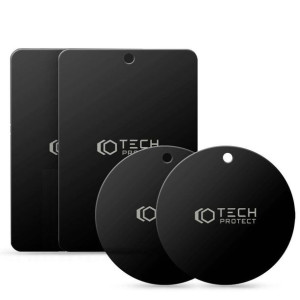 Blaszki Magnetyczne 4-pack Tech-protect Czarne