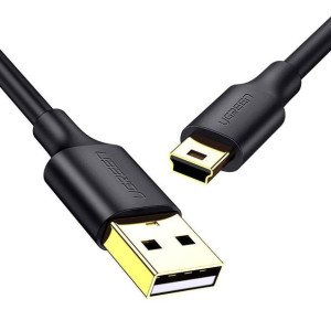 Kabel Usb Do Mini Usb Ugreen Us132, 0.5m (czarny)