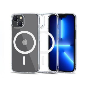 Etui Iphone 14 Tech-protect Flexair Hybrid Magsafe Transparentne