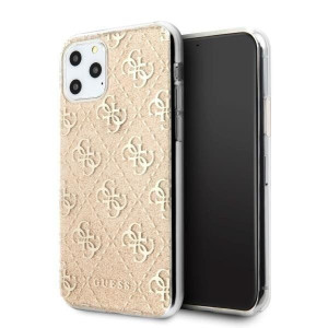 Etui Iphone 11 Pro Max Oryginalne Guess Guhcn65pcu4glgo Złote