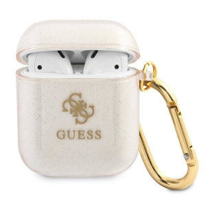 Etui Apple Airpods Guess Glitter Collection (gua2ucg4gd) Złote