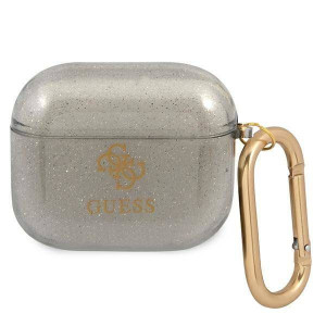 Etui Apple Airpods 3 Guess Glitter Collection (gua3ucg4gk) Czarne