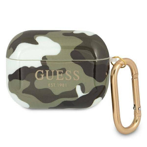 Etui Apple Airpods Pro Guess Camo Collection (guapucama) Zielone