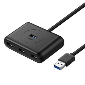 Hub Usb 3.0 4w1 Ugreen 0,5m (czarny)