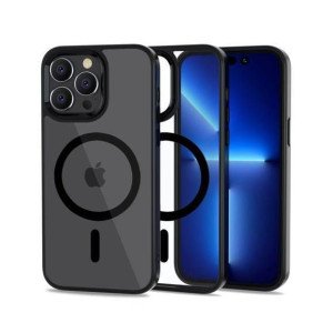 Etui Iphone 14 Pro Max Tech-protect Magmat Magsafe Black Transparentne