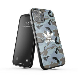 Oryginalne Etui Iphone 12 Pro Max Adidas Or Snap Case Camo Niebieskie