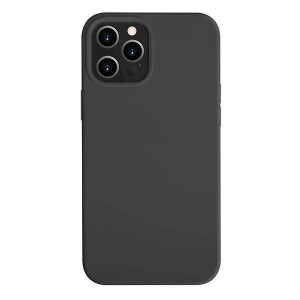 Uniq Etui Lino Hue Iphone 12 Pro Max 6,7" Czarny/ink Black Antimicrobial