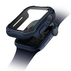 Uniq Etui Torres Apple Watch Series 4/5/6/se 44mm. Niebieski/nautical Blue
