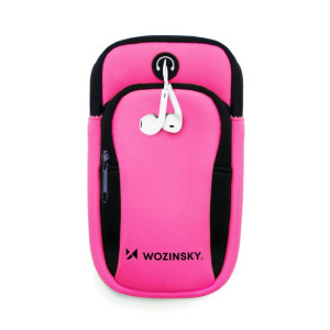 Wozinsky Opaska Na Telefon Do Biegania Armband Różowa (wabpi1)