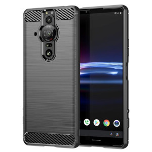 Carbon Case Elastyczne Etui Pokrowiec Sony Xperia Pro-i Czarny