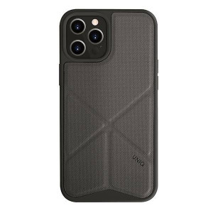 Uniq Etui Transforma Iphone 12/12 Pro 6,1" Szary/charcoal Grey