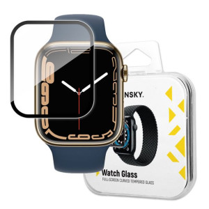 Wozinsky Watch Glass Hybrydowe Szkło Do Apple Watch 7/8 41mm Czarny