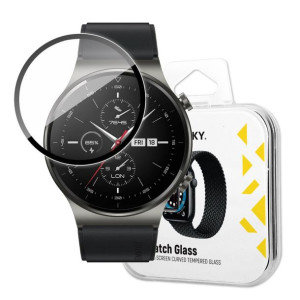 Wozinsky Watch Glass Hybrydowe Szkło Do Huawei Watch Gt 2 46 Mm Czarny