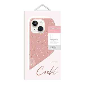 Uniq Etui Coehl Terrazzo Iphone 14 Plus 6,7" Różowy/coral Pink