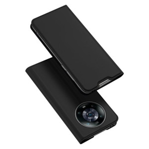 Dux Ducis Skin Pro Kabura Etui Pokrowiec Z Klapką Honor Magic 4 Pro Czarny