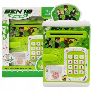Sejf Dla Dzieci Skarbonka Bankomat Monety Ben 10