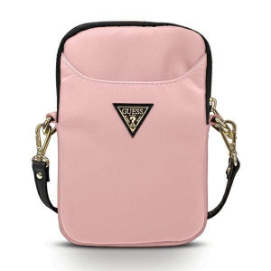 Torebka Guess Nylon Triangle Logo (gupbntmllp) Różowe