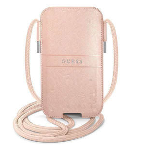 Torebka Guess 6,1" Saffiano Strap (guphmpsasbpi) Różowe