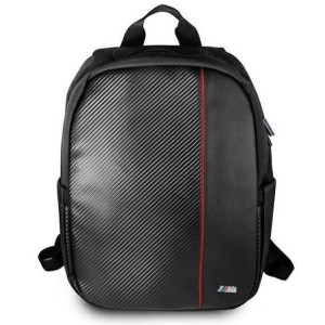 Plecak Laptop 16" Bmw Carbon Red Stripe (bmbpco15caprbk) Czarne